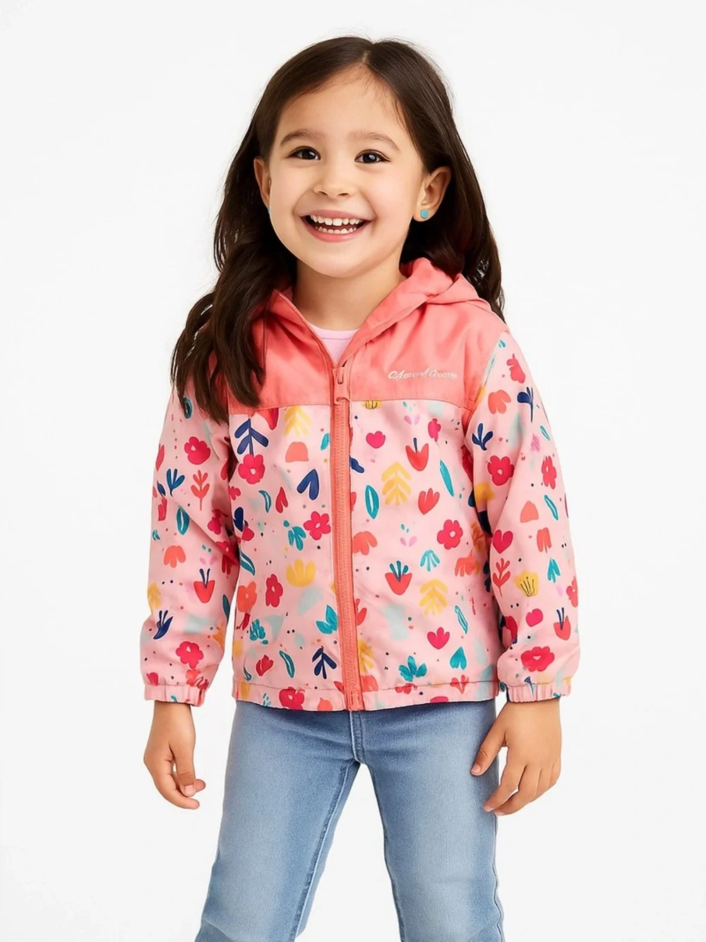 Eddie Bauer Colorblock Windbreaker Jacket